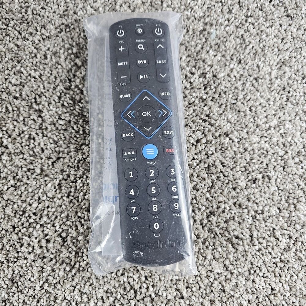 Spectrum Cable TV Universal Remote SR-002-R TX4RD27A OEM w/Manual NEW IN PACKAGE